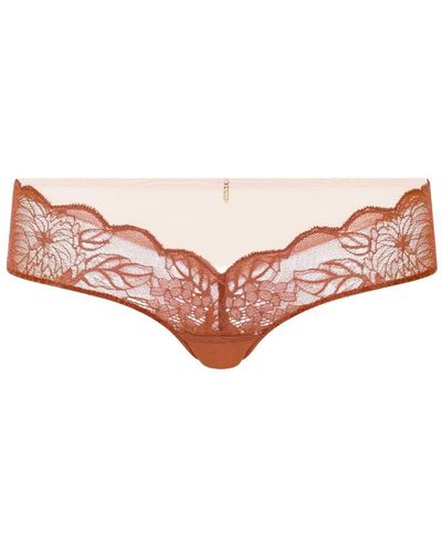 Chantelle Midnight Flowers Shorty - Pink