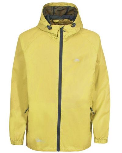 Trespass Adults Qikpac Packaway Waterproof Jacket () - Yellow
