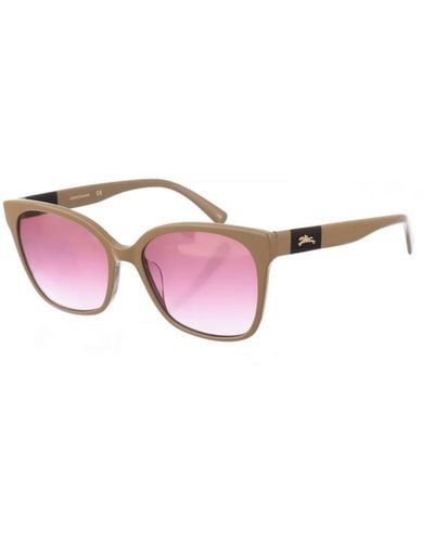 Longchamp Damen-sonnenbrille Lo657s Aus Acetat In Schmetterlingsform - Roze