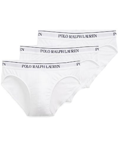 Polo Ralph Lauren 3 Pack Briefs Cotton - White