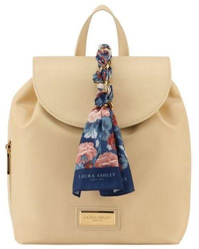 Laura Ashley Backpack Faux Leather - Natural