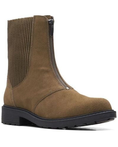Clarks Boots For In Olive - Bruin