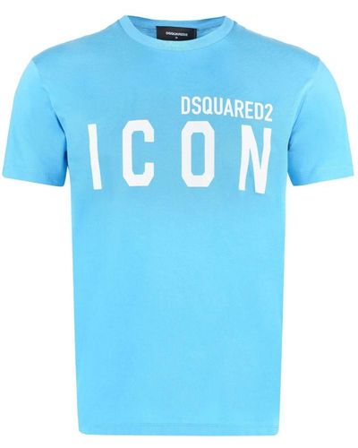 DSquared² Icon Printed T-Shirt - Blue