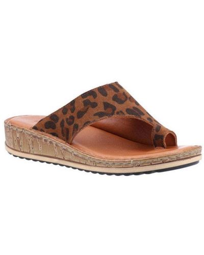 Hush Puppies Elissa Leather Sandals in Brown Lyst UK