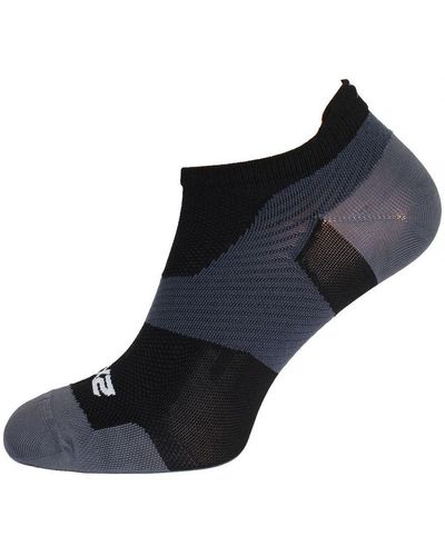 2XU Ultralight /Titanium No Show Socks - Black
