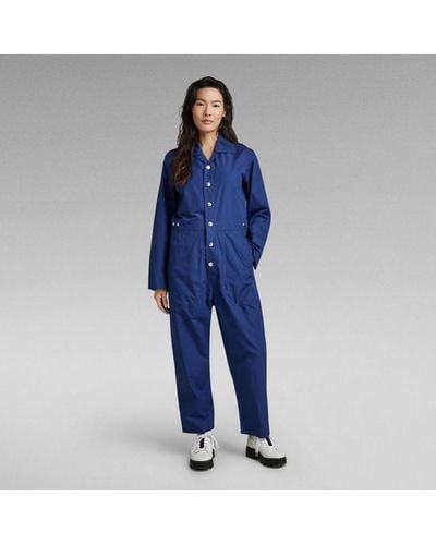 G-Star RAW G-Star Raw Relaxed Jumpsuit - Blue
