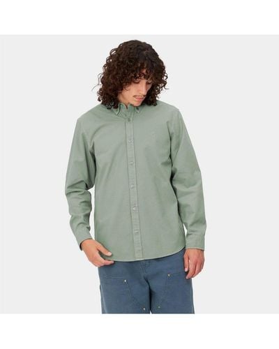 Carhartt Bolton Oxford Cotton Shirt - Green