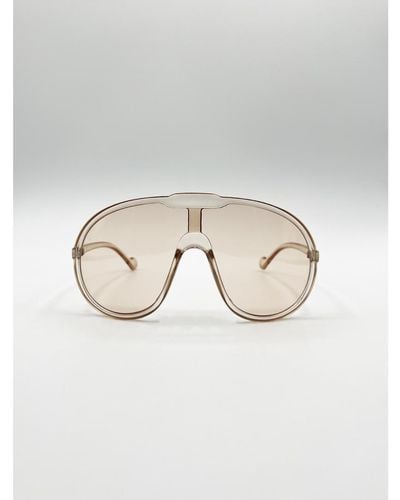 SVNX Wave Mask Sunglasses - Grey