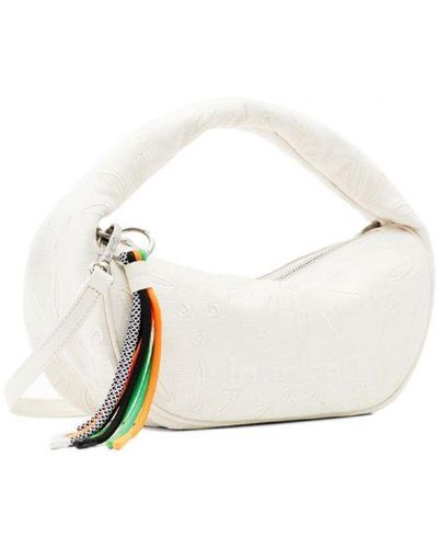 Desigual Handbag With Shoulder Strap - White