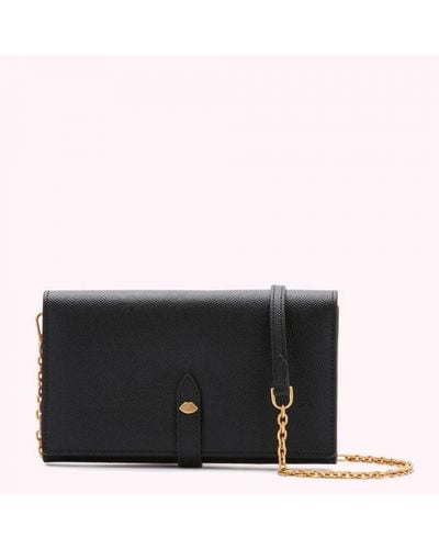 Lulu Guinness Juniper Chain Wallet - Black