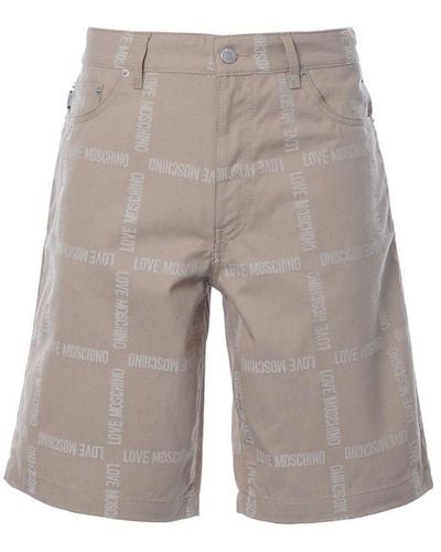 Love Moschino Shorts Cotton - Grey
