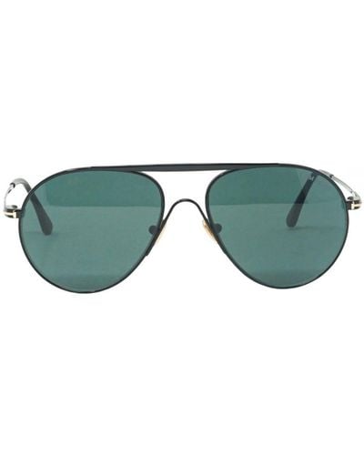 Tom Ford Smith Ft0773 01v Black Sunglasses - Groen
