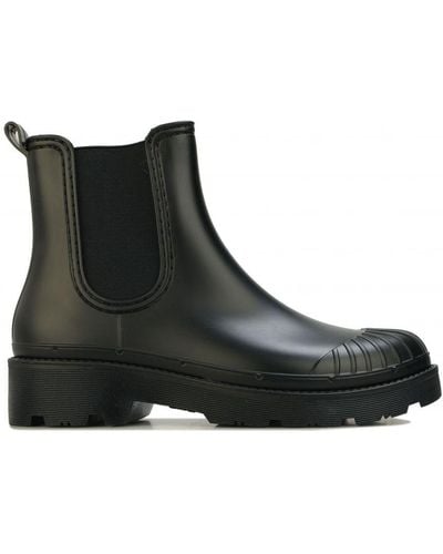 Rocket Dog Womenss Puddle Rubber Chelsea Boots - Black