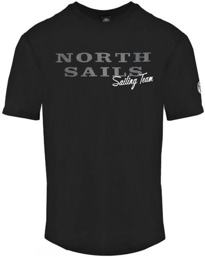 North Sails Zeilteam Zwart T-shirt