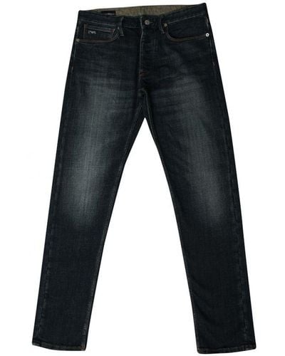 Armani J75 Jeans Met Slanke Pasvorm Voor , Denim - Zwart