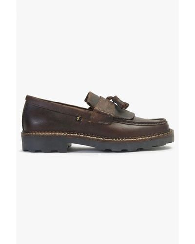 Farah 'Morfield' Leather Loafer - Brown