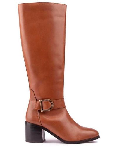 Sole Ginny Knee High Boots - Brown