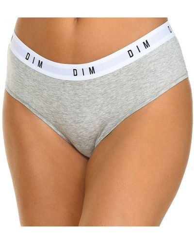 DIM Elastic And Breathable Fabric Knickers 008Ta - White