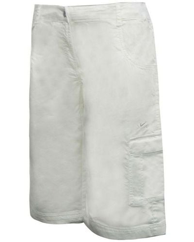 Nike Dance Capri Trousers Casual Light Trousers White 2127001 100 A57c Textile - Grey