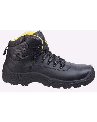 Amblers Safety Fs220 Waterproof Leather Boot - Black