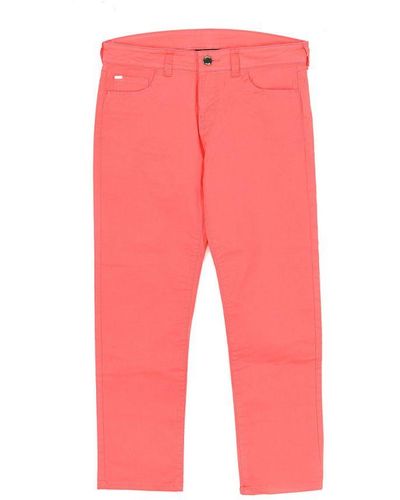 Armani Long Trousers With Straight Cut 3Y5J03-5Nzxz - Red