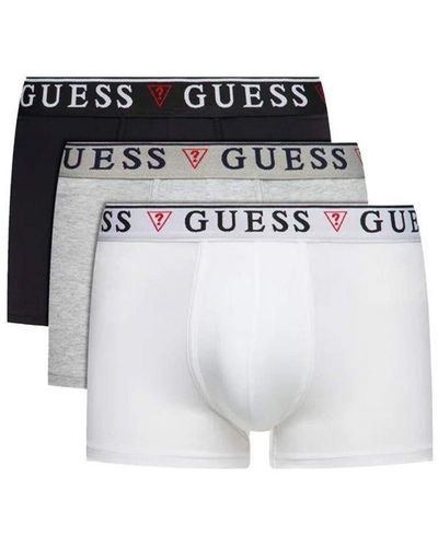 Guess Boxershorts Voor In 3-pack - Wit