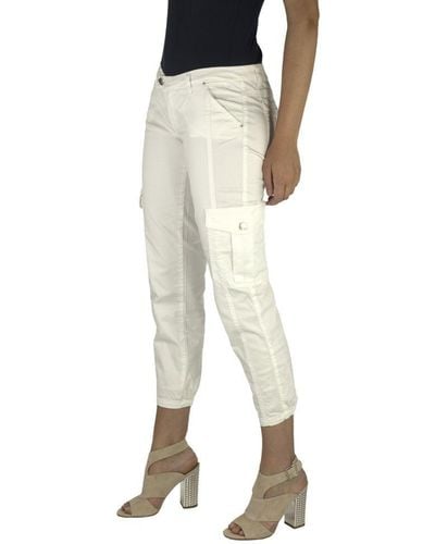 Met Long Trousers With Narrow Cut And Elastic Hems 70Dbf0646-R216 - Natural