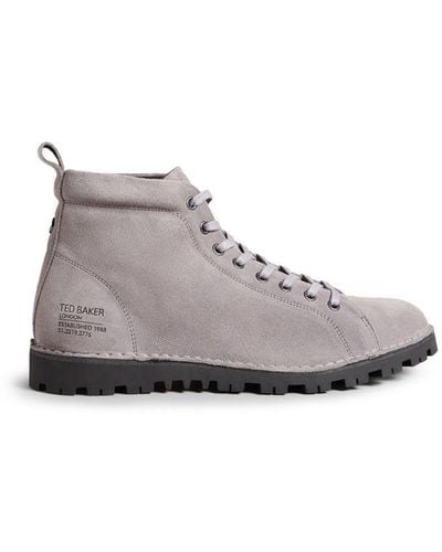 Ted Baker Yousy Suede Monkey Boot, Dark - White