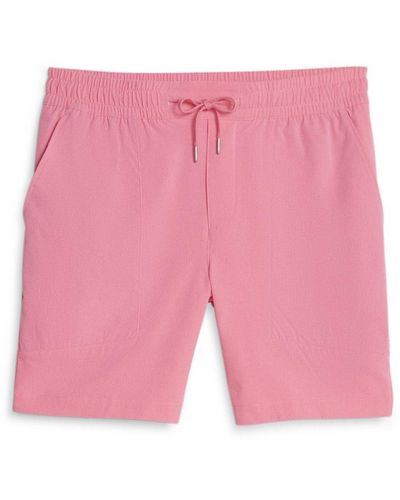PUMA X Palm Tree Crew Vented Golf Shorts Polyester Recycled - Pink