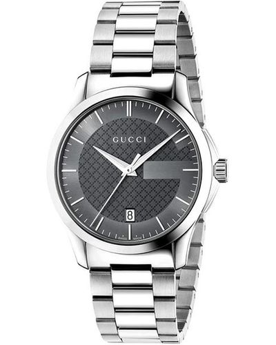 Gucci Ya126441 Watch Stainless Steel - White