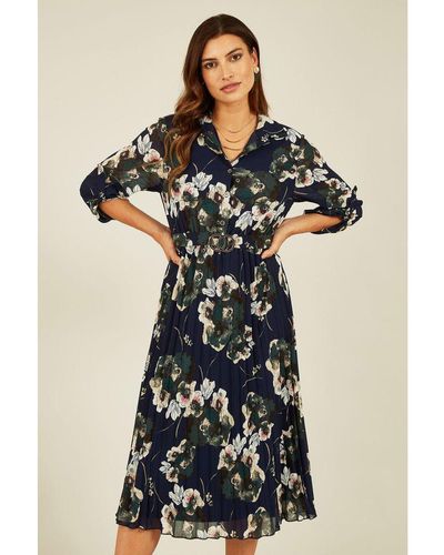 Mela london 2024 navy floral dress