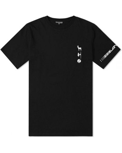 Lanvin Ski Geplaatst Logo Zwart T-shirt