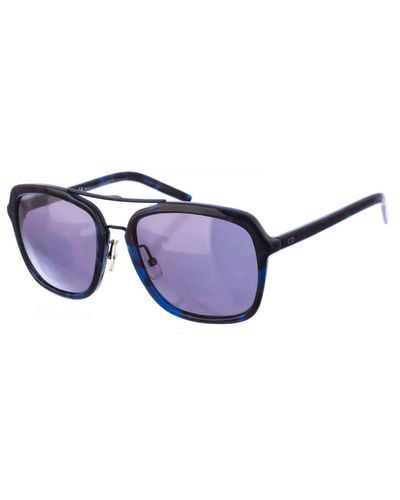 Dior Blacktie121s Ovale Zonnebril Van Acetaat Voor - Blauw