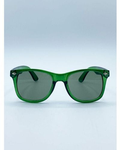 SVNX Wayfarer Sunglasses With Lenses - Green