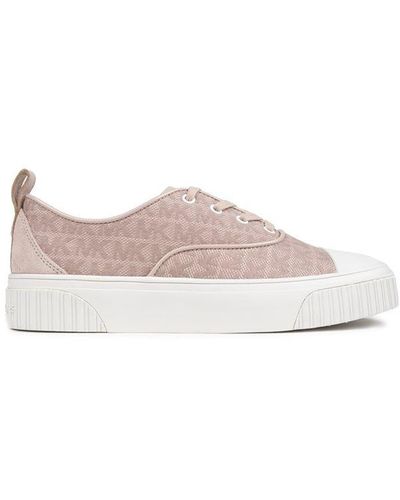 Michael Kors Ollie Lace Up Trainers - White