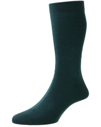 Pantherella Gadsbury Pindot Sock - Green