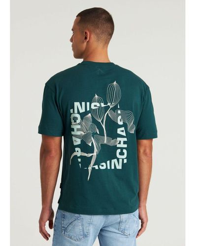 Chasin' Chasin T-shirt Afdrukken Flowered - Groen
