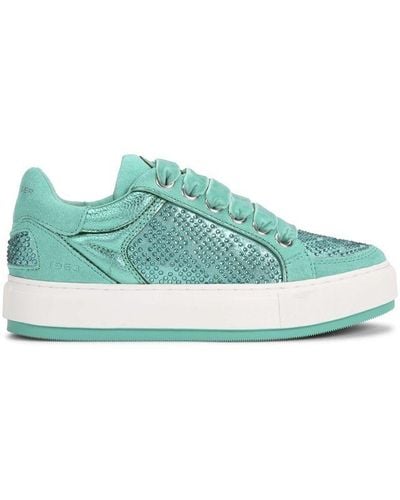 Kurt Geiger Leather Southbank Trainers - Green