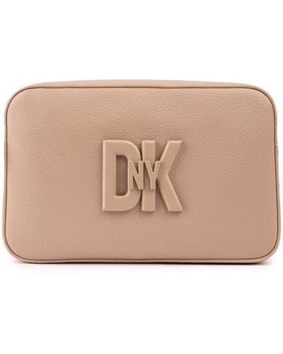 DKNY Logo Handbag - Natural