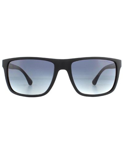 Emporio Armani Sunglasses Ea4033 58644L And Rubber Gradient - Blue