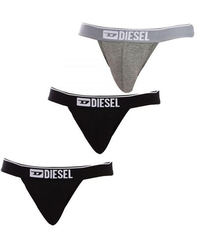 DIESEL Pack-3 Jockstrap Aus Atmungsaktivem Stoff 00sh9i-0gdac Mann - Meerkleurig