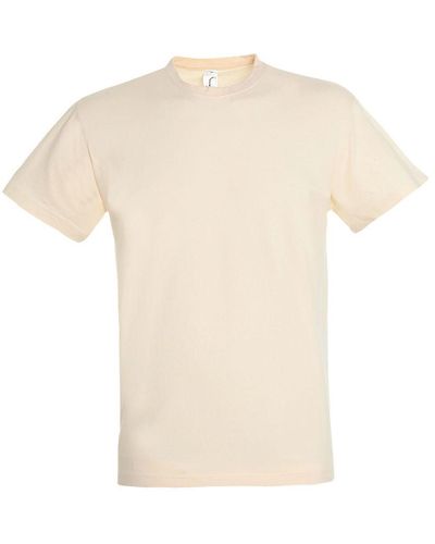 Sol's Regent T-shirt Met Korte Mouwen (natuurlijk) - Wit