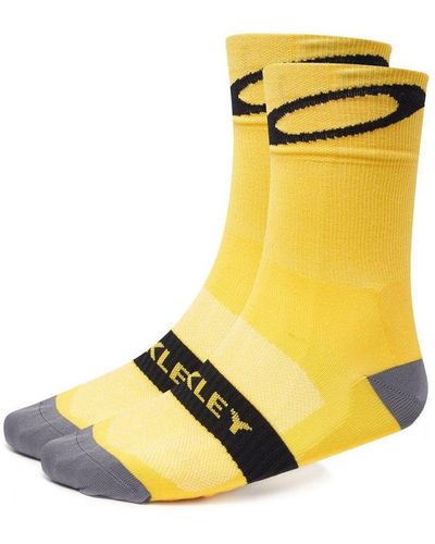 Oakley Hydrolix Cycling Socks 93285 93T - Metallic