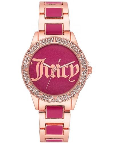 Juicy Couture Watch Jc/1308hprg - Roze