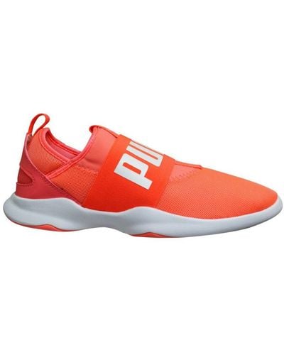 PUMA Dare Slip On Running Trainers 363699 02 Textile - Red
