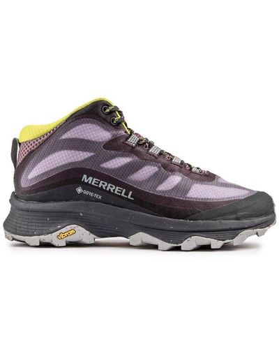 Merrell Moab Speed Mid Gtx Sneakers - Paars
