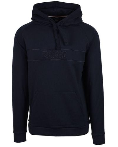 BOSS Fashion Hooded Sweatshirt Dark - Blue