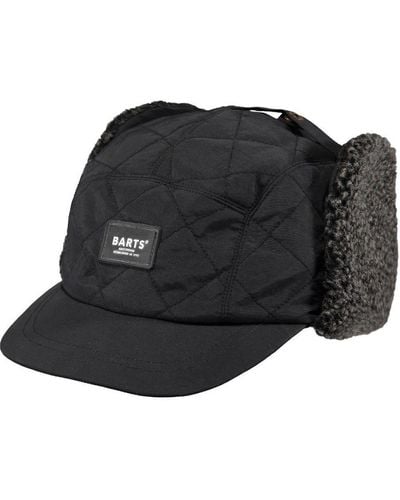 Barts Boise Stretch Trapper Hat Cap - Black