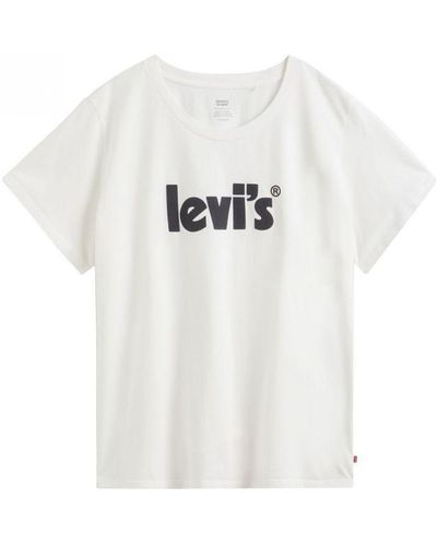 Levi's Levi'S Womenss Plus Perfect Graphic T-Shirt - White