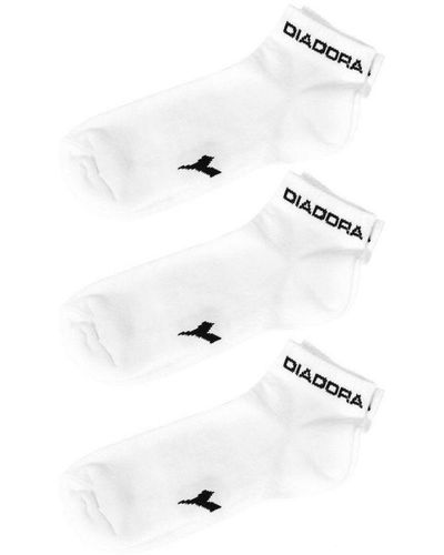 Diadora Pack-3 Ankle Sports Socks D9300 - White